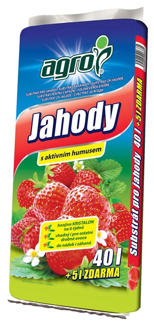 AGRO Substrát na jahody 40l + 5l zdarma