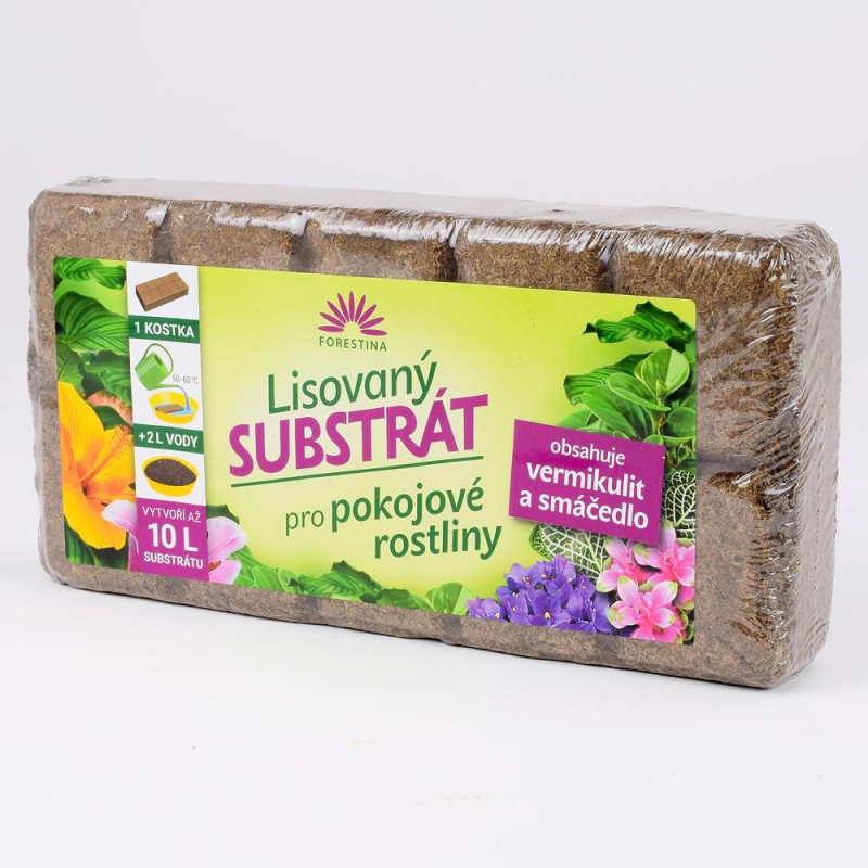 Forestina Substrát Lisovaný Pre Izbové Rastliny 10l  700g