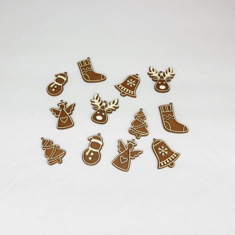 Perníkový set č.1 - box s vianočnými ozdobami