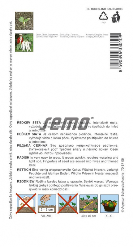 Semo Reďkovka siata ´Japana F1´