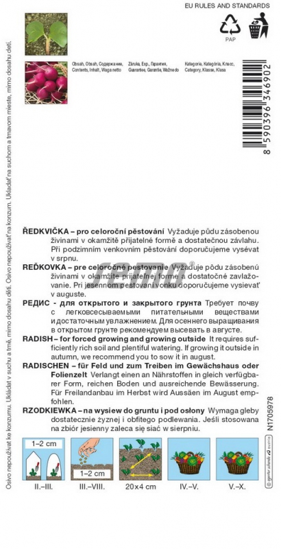 Semo Reďkovka fialová ´Lilana´