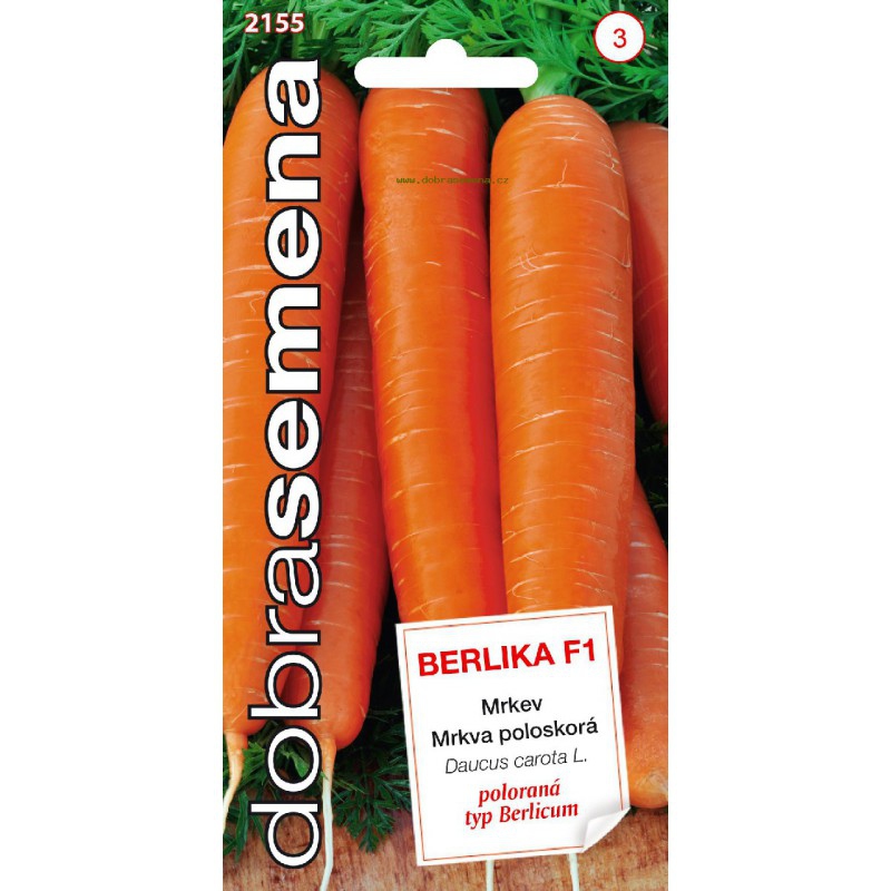 Dobrá semena Mrkva obyčajná ´Berlika F1´