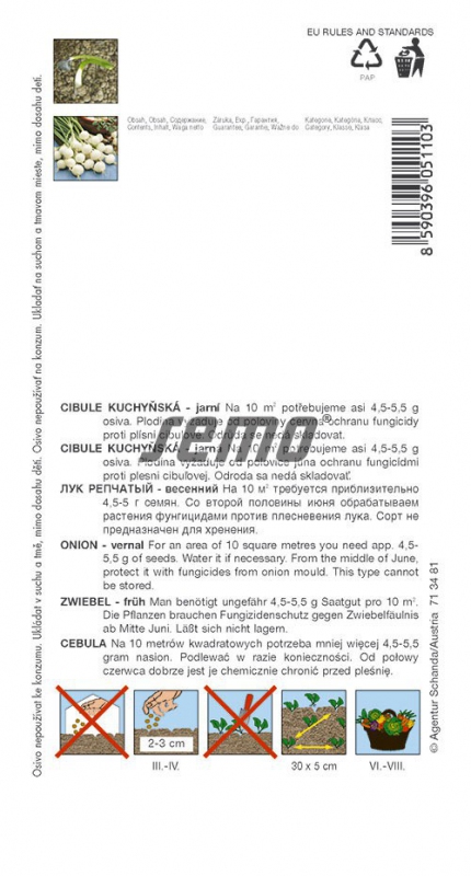 Semo Cibuľa kuchynská jarná  ´Pompei´