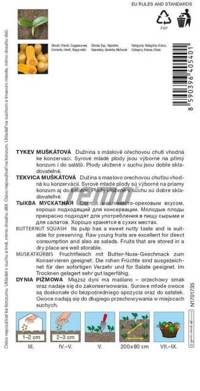 Semo Tekvica muškátová ´Stella F1´