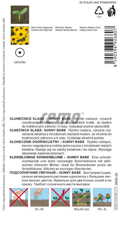 Semo Slnečnica slabá ´Sunny Babe´