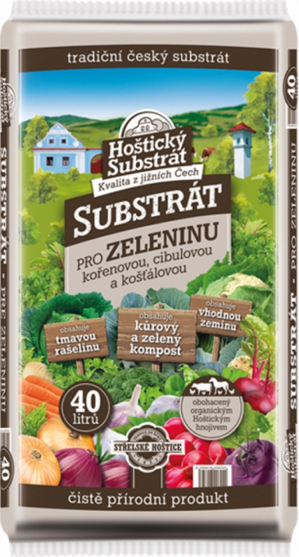 Hoštický Substrát na zeleninu 40l