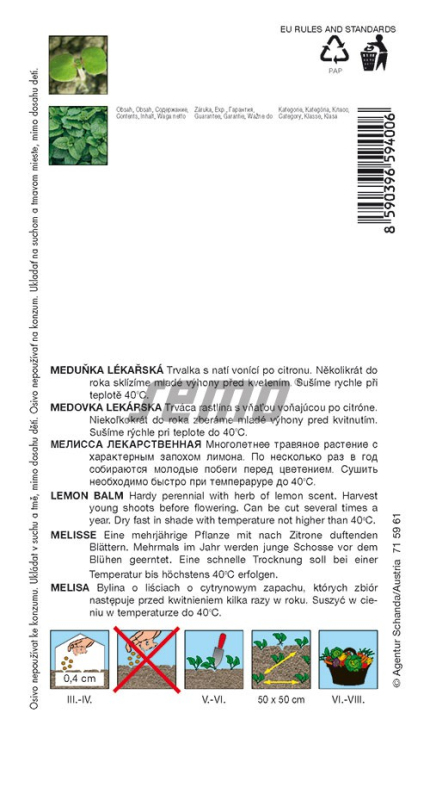 Semo Medovka lekárska ´Citra´