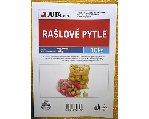 Rašlové vrece bez úväzku 10kg 40x60cm 10ks