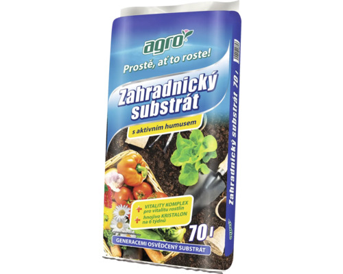 Agro  Záhradnícky substrát 70l