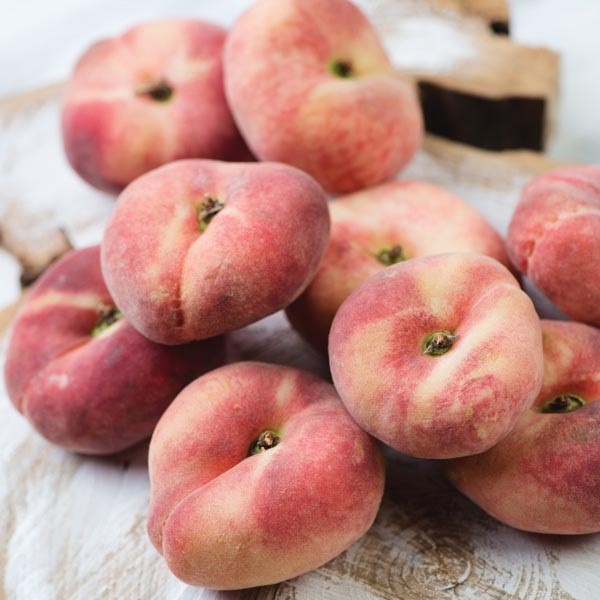 Broskyňa ´Late Donut´ neskorá (sedvičovka), podp. Semenáč, voľnok.