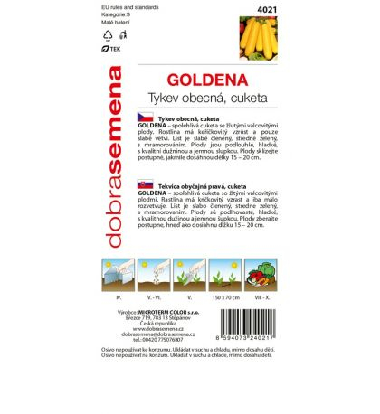Dobrá semena Tekvica cuketa  ´Goldena´