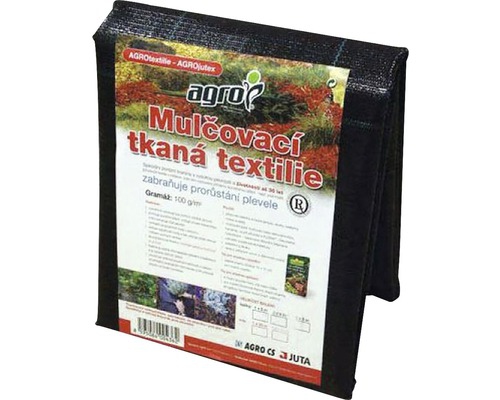 Tkaná textília čierna 100g,  2 x 5m