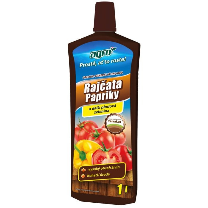 Agro organicko-minerálne hnojivo na paradajky a papriku 1l