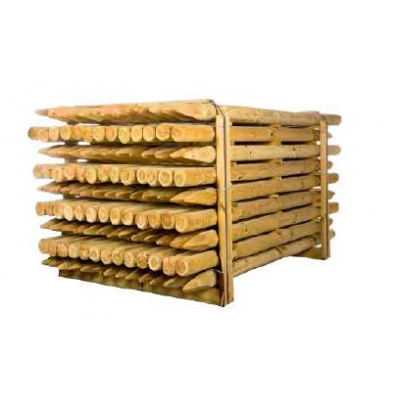 Oporný kôl s hrotom priemer  5cm - výška 250cm