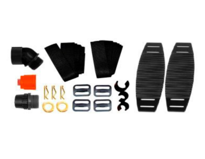 Traky s tryskami na Miura postrekovač