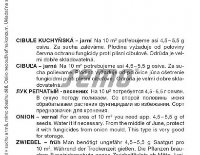 Semo Cibuľa kuchynská ´Aeneus F1´