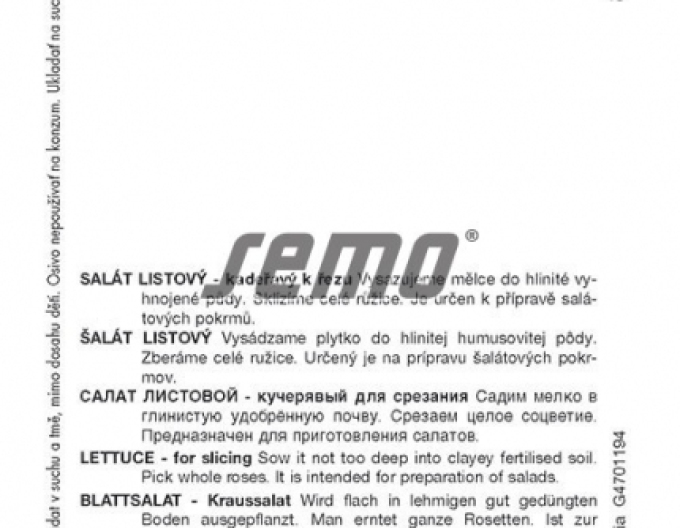 Semo Šalát  listový ´Roden´