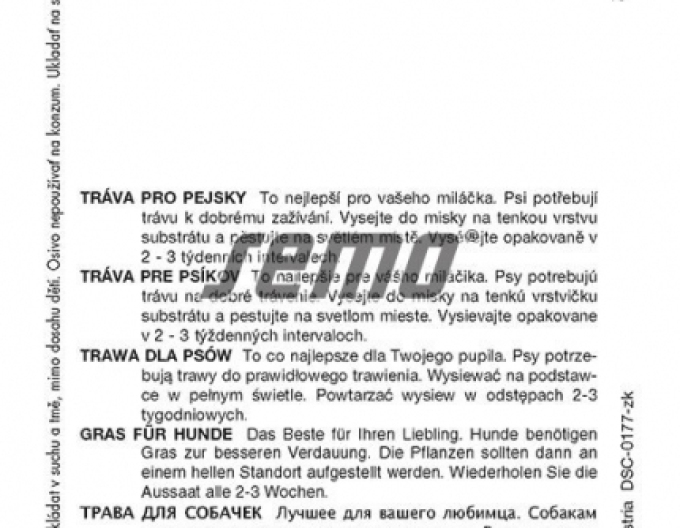 Semo Tráva pre psíkov