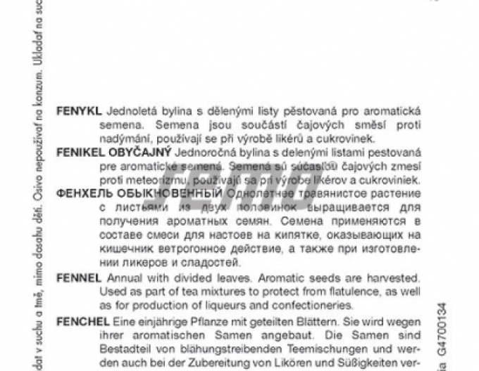 Semo Fenikel obyčajný