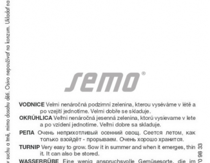 Semo Vodnica ´Purple Top White´