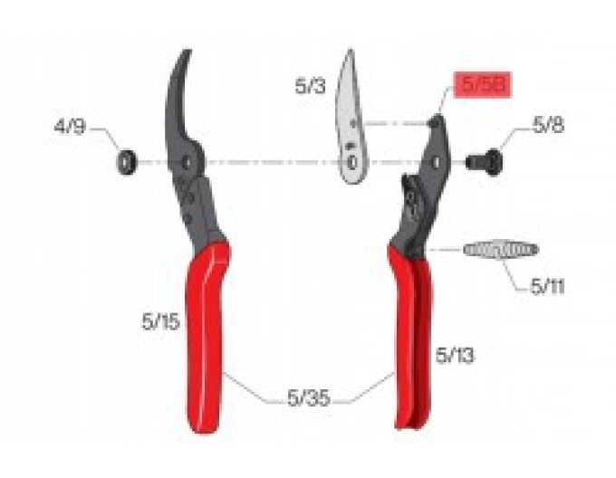 FELCO 5/5B Nit na ostrie