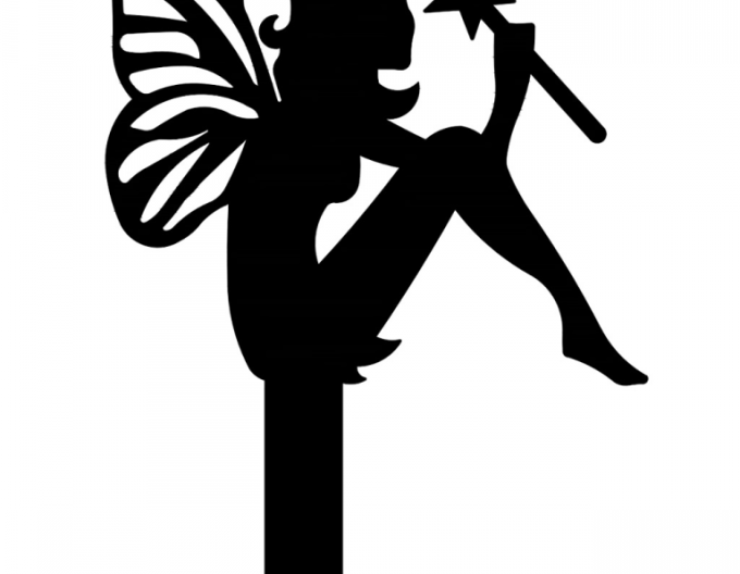 Záhradný zápich – víla 15cm