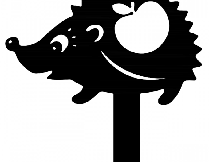 Záhradný zápich – ježko 15cm