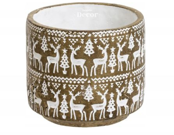 Obal na kvetináč vianočný   ART 18552