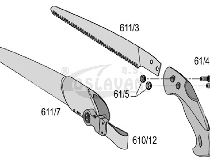 Felco 611/3 (Pílka Felco 611) plát