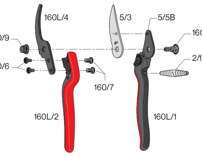 FELCO 160L  Záhradné nožnice