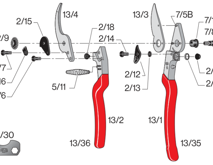 FELCO 13  Záhradné nožnice