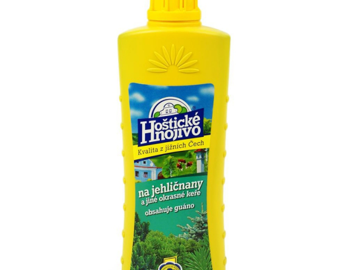 Hoštické hnojivo na ihličnany s guánom 0,5l