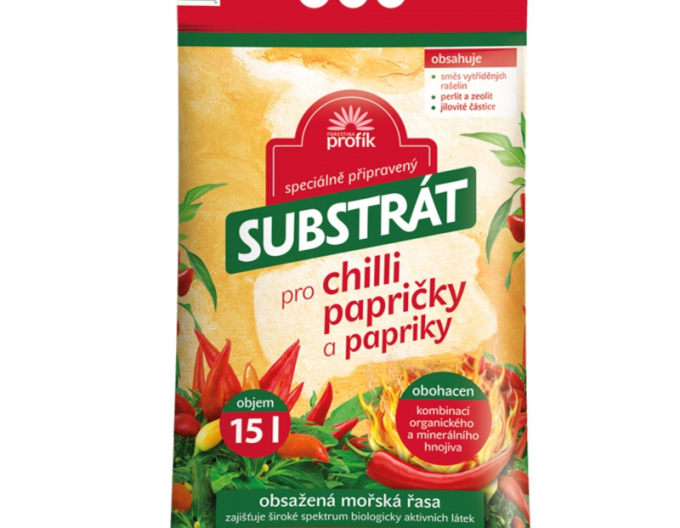 Profík Substrát na chilly papriky 15l