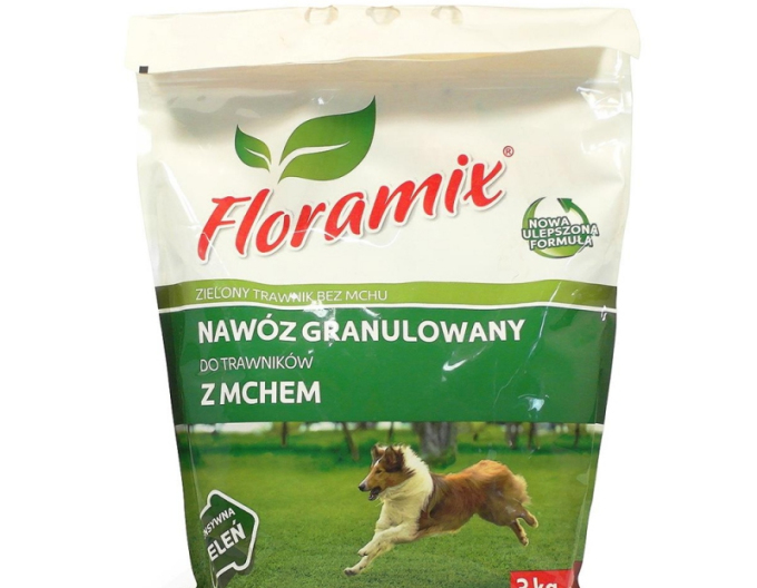 Floramix Granulované hnojivo pre trávniky s účinkom proti machu 3kg